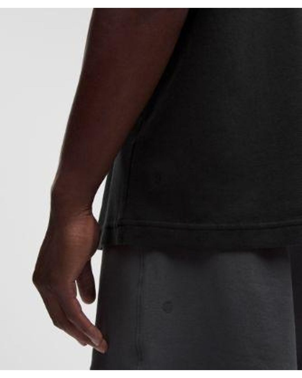 lululemon athletica Black – Pique Performer Relaxed T-Shirt – – Size Medium for men