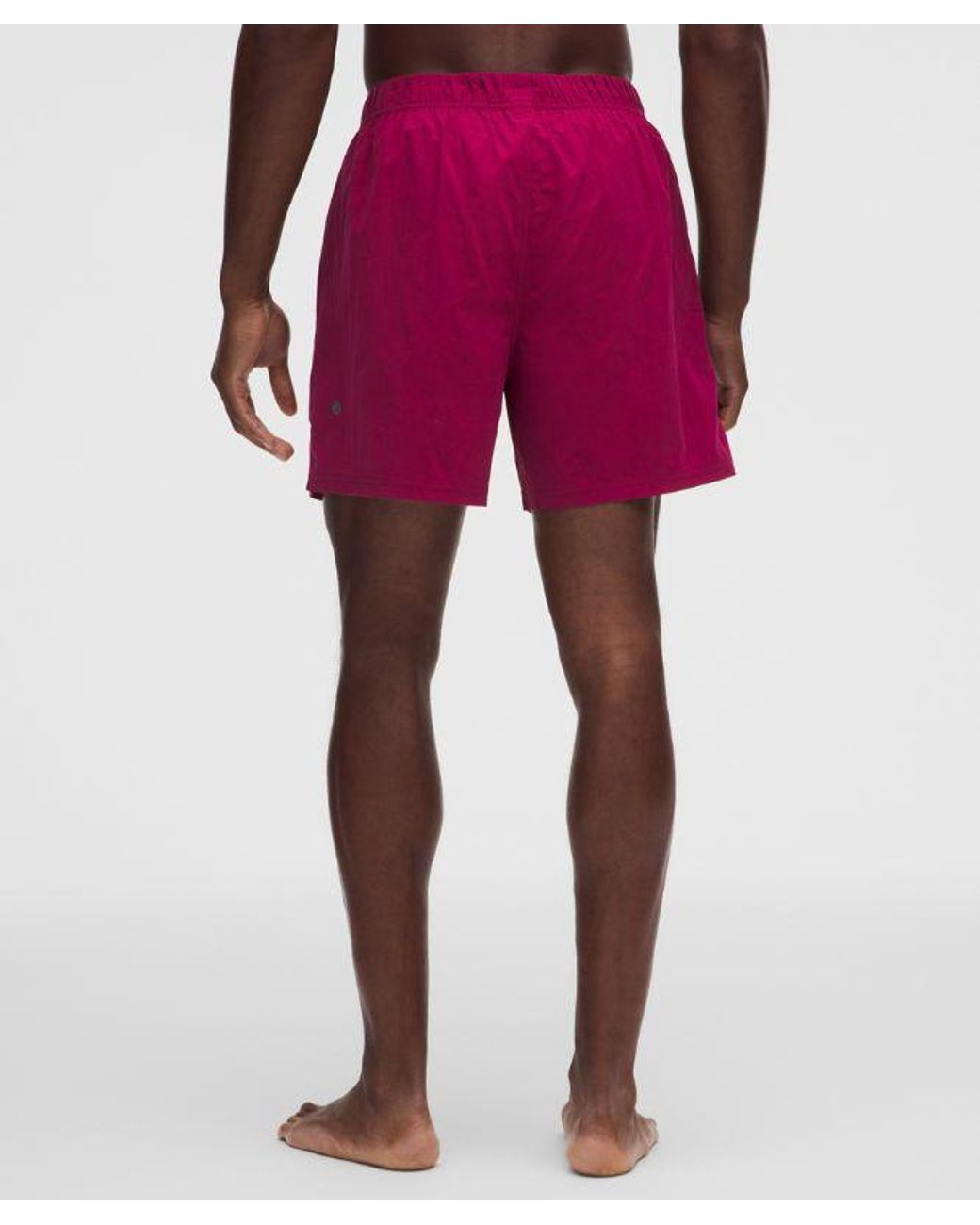 lululemon athletica Red Beach To Trail Lined Short 5" for men