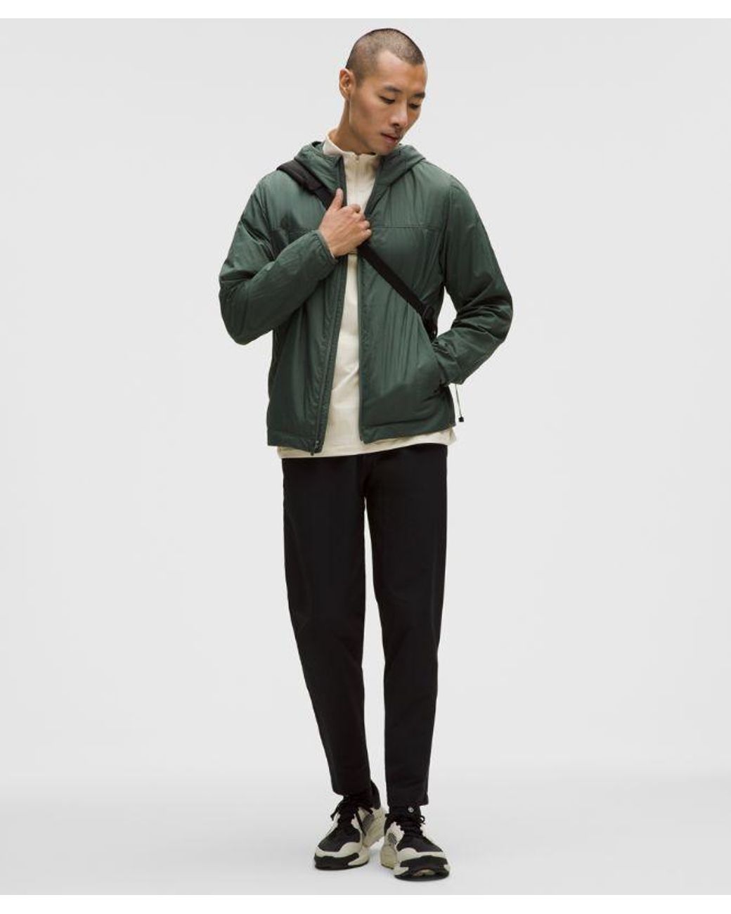 lululemon athletica Natural Rulu Fleece Half-Zip Long-Sleeve Shirt for men