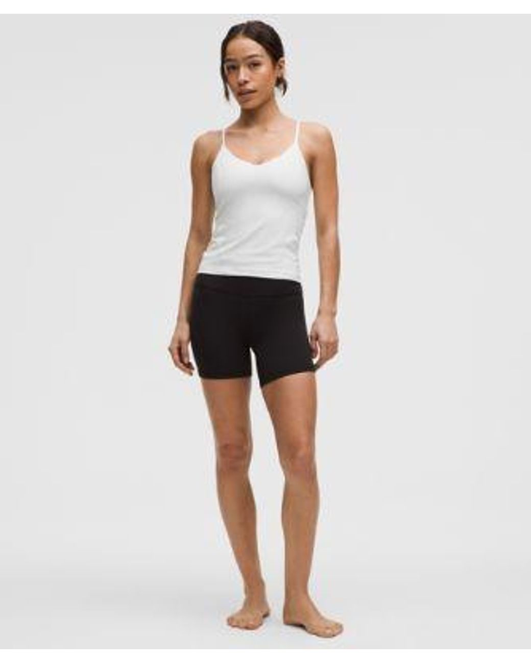 lululemon athletica White Align Waist-Length Cami Tank Top