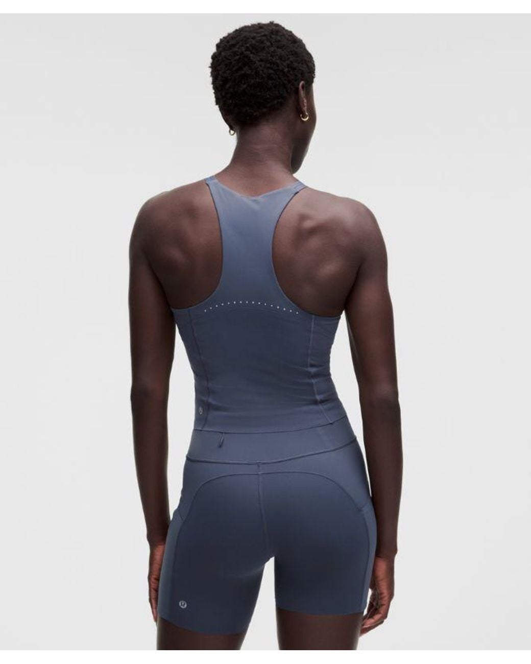 lululemon athletica Blue – Fast And Free Tank Top Medium Support, B/C Cup – – Size 4