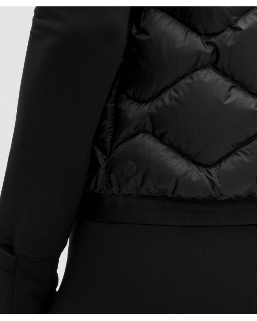 lululemon athletica Black Featherweight 900-Down-Fill Quilted Vest