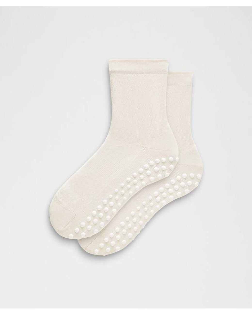 lululemon athletica White – Find Your Balance Grip Quarter Socks – – Size Large