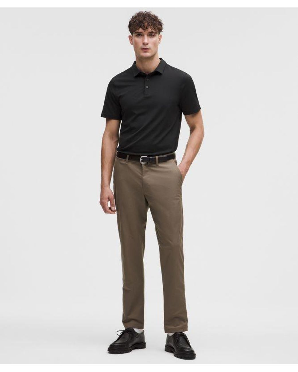 lululemon athletica Black Showzero Slim-Fit Polo Shirt for men