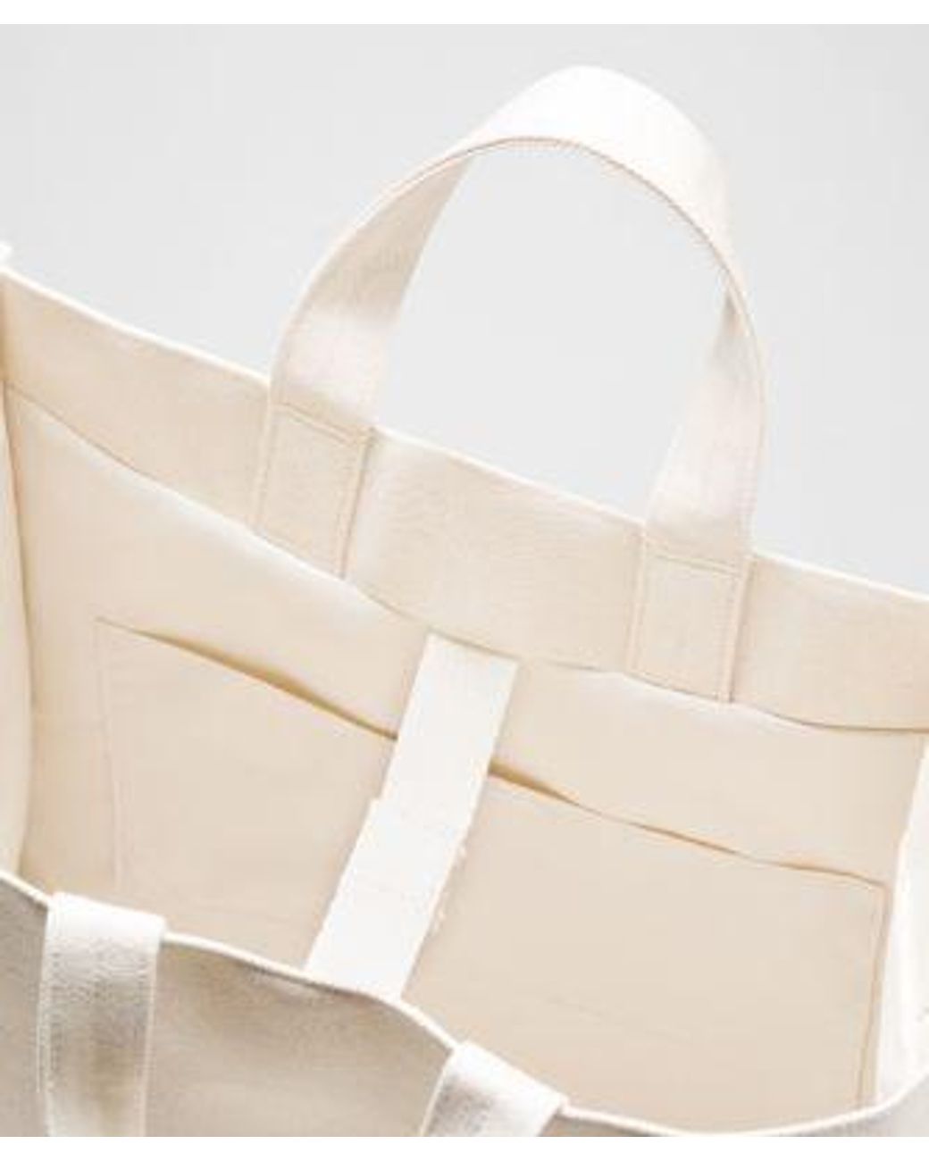 lululemon athletica White – Canvas Market Tote Bag 19L –