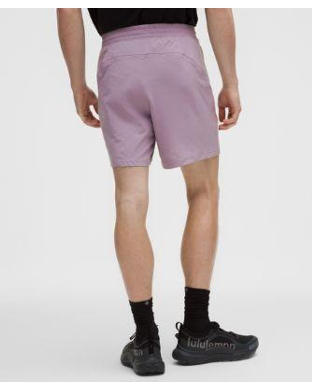 lululemon athletica Black Pace Breaker Linerless Short 7" for men