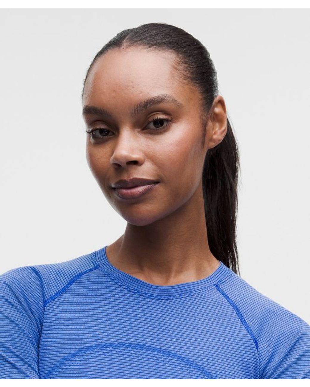 lululemon athletica Blue Swiftly Tech Cropped Long-Sleeve Shirt 2