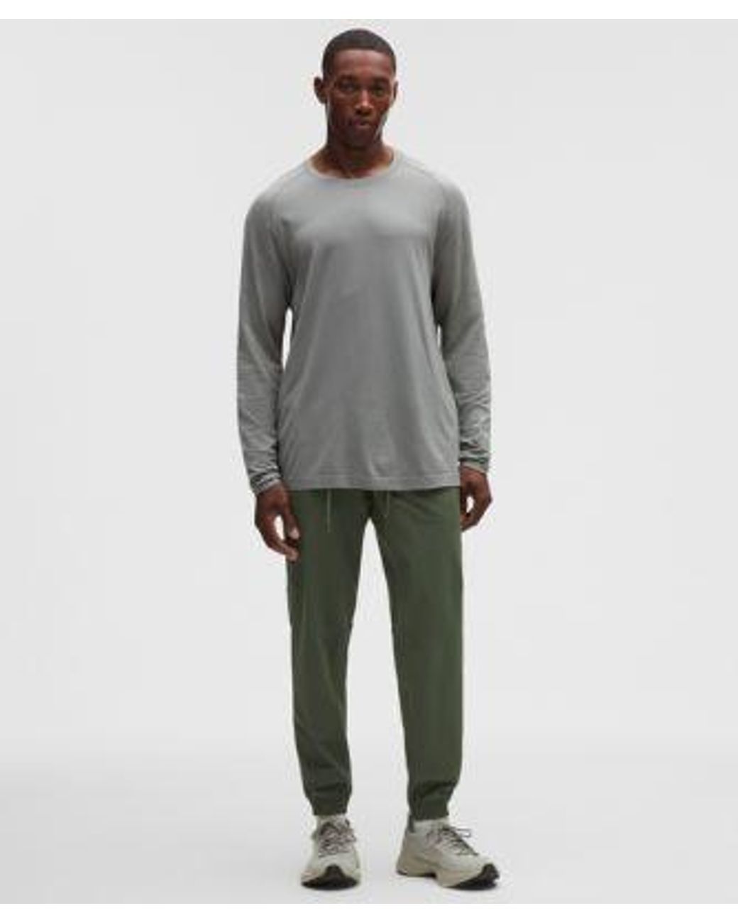 lululemon athletica Gray License To Train Textured Jogger for men