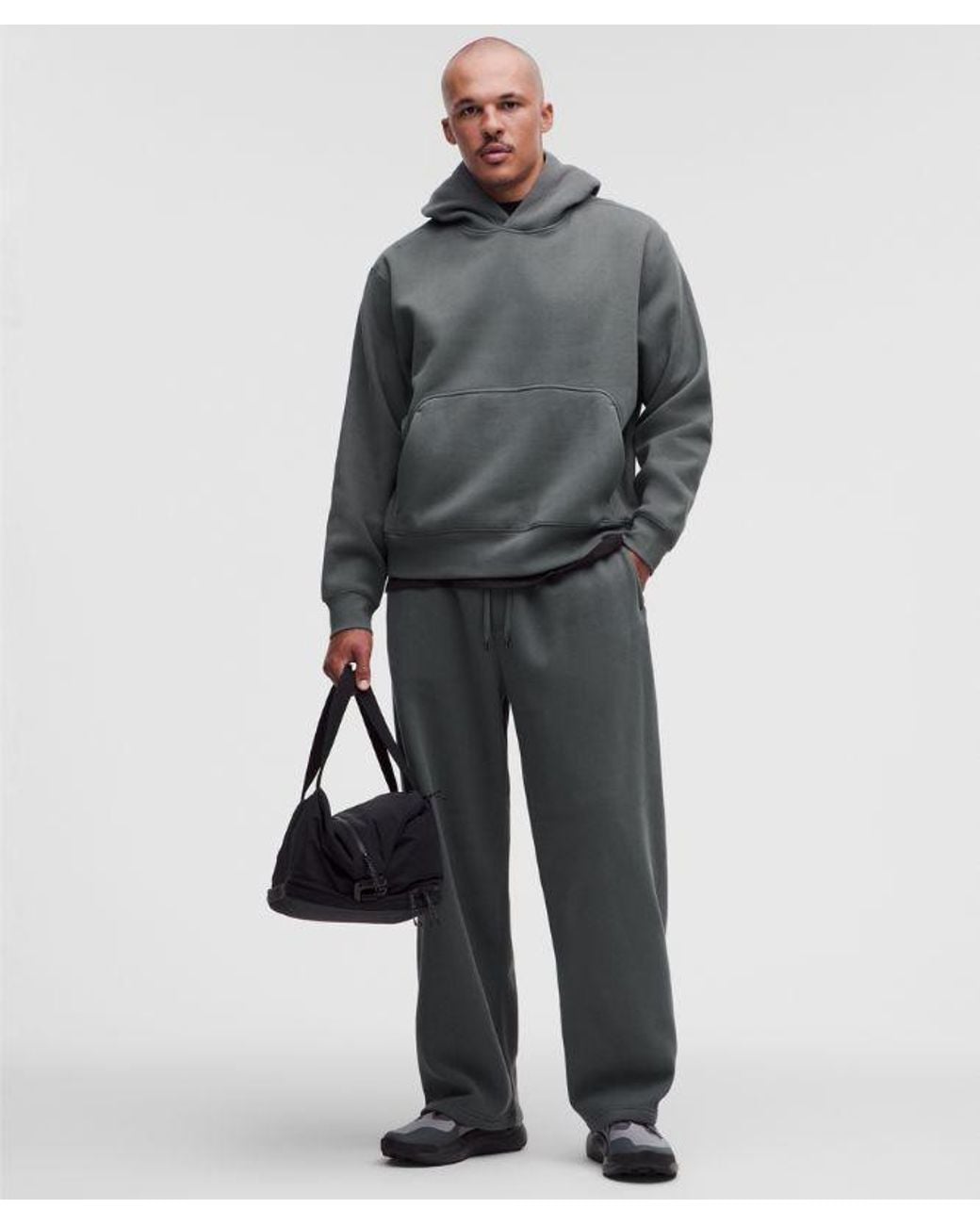 lululemon athletica Gray – Steady State Superloft Pullover Hoodie – – Size Large for men