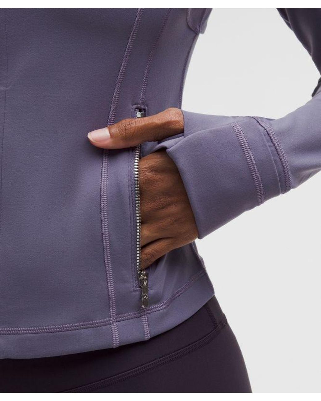 lululemon athletica Purple Define Cropped Jacket