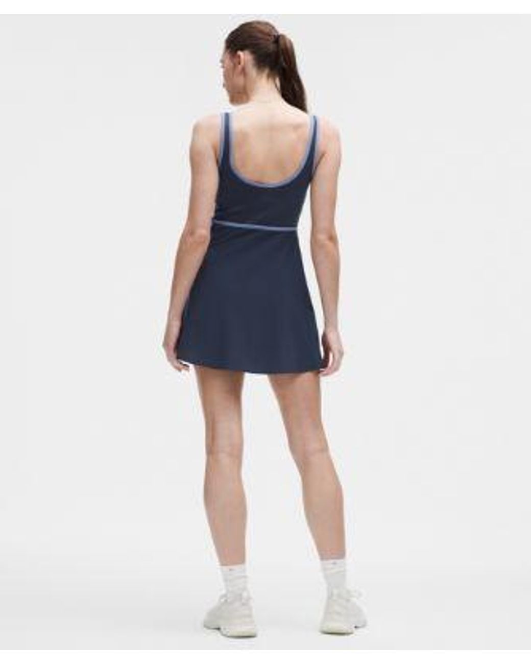 lululemon athletica Blue Wrap-Front Tennis Dress
