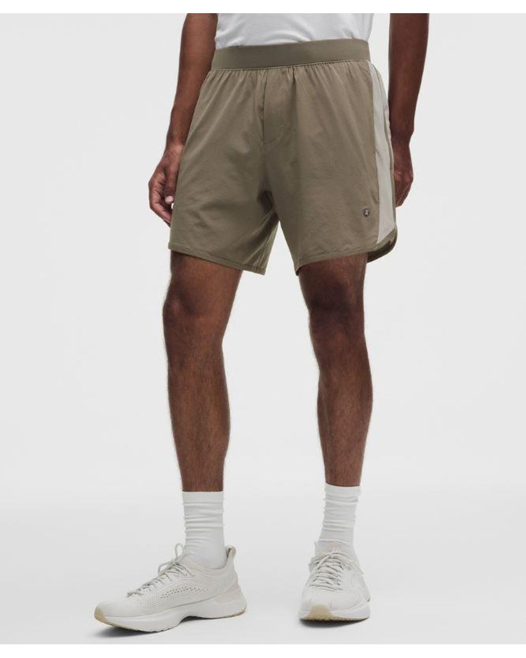 lululemon athletica White Lightweight Mesh-Pannelled Tennis Short 7" for men