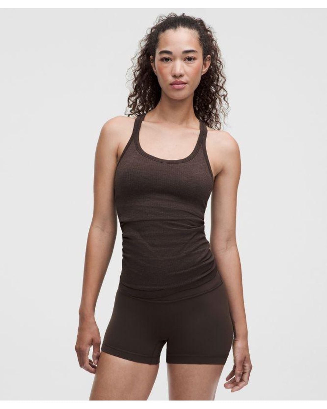 lululemon athletica Black – Ebb To Street Tank Top Light Support, B/C Cup – – Size 14