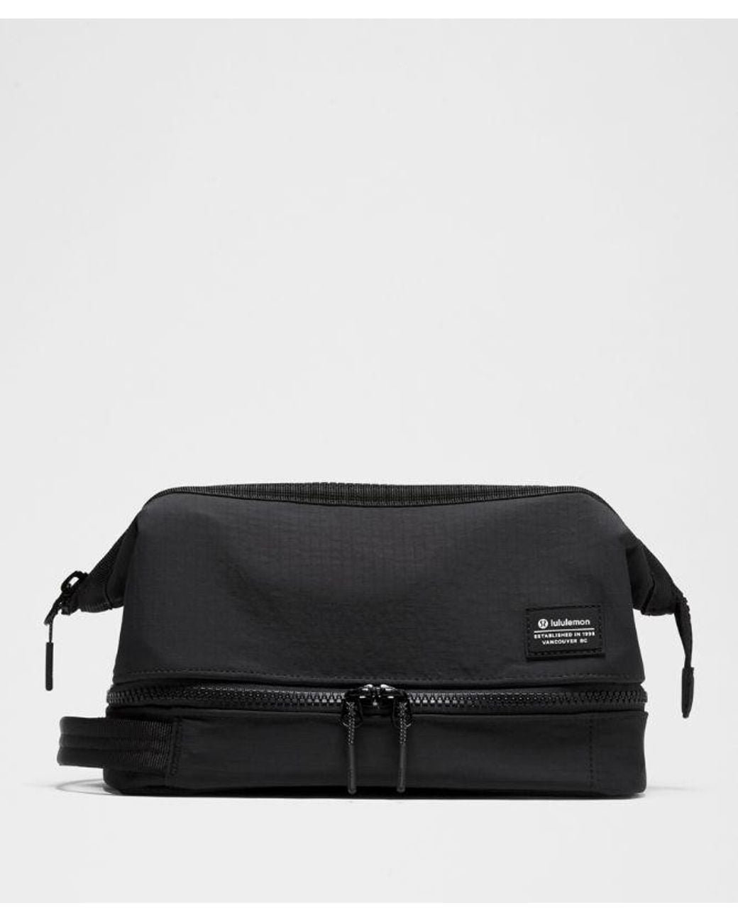 lululemon athletica Black – Dual-Compartment Toiletry Bag –