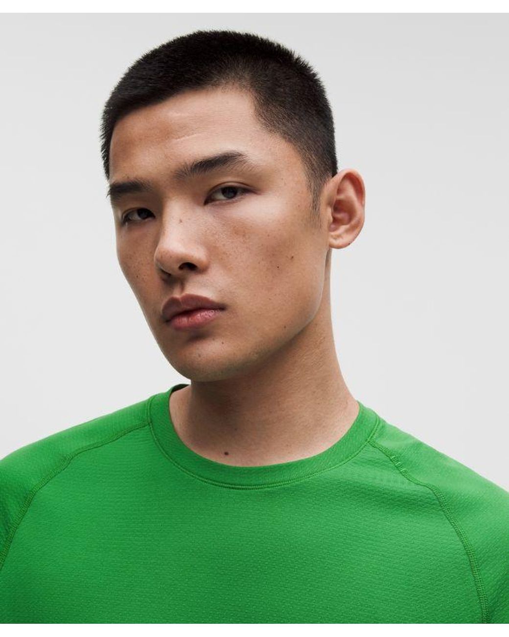 lululemon athletica Green Metal Vent Tech Short-Sleeve Shirt for men