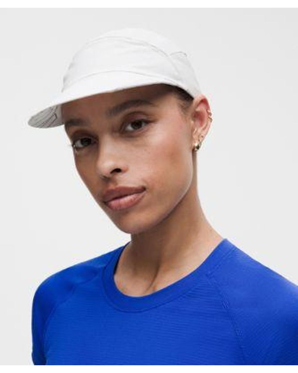 lululemon athletica White – Mesh Panelled Running Hat – – Size Large/Xl