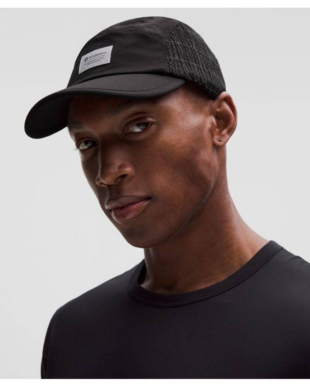 lululemon athletica Black – Multi-Panel Reflective Running Hat – – Size Small/Medium