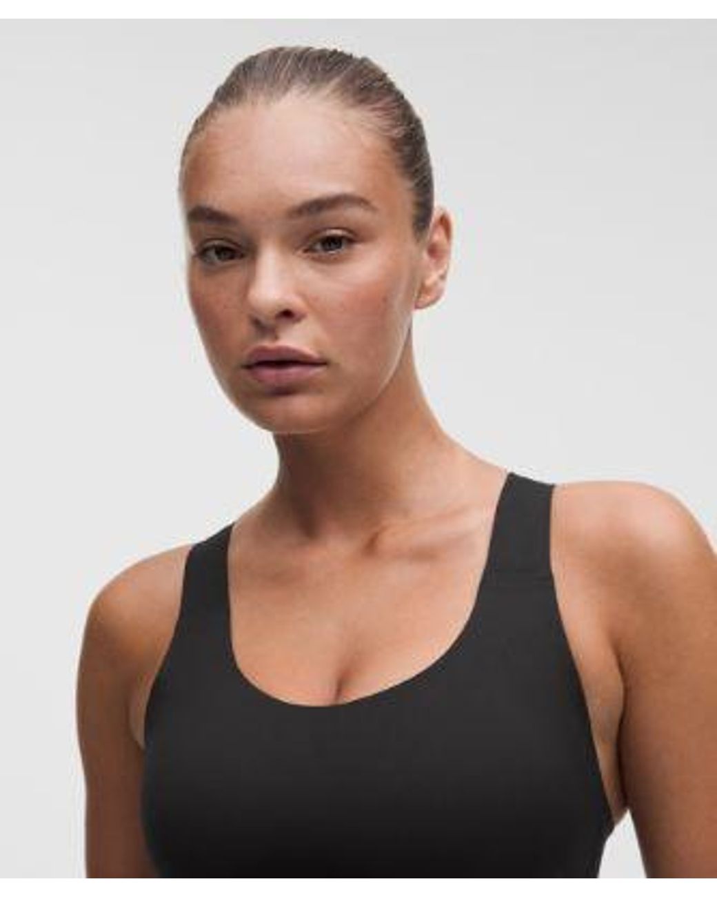 lululemon athletica Black Go Further Bra With Support Code Technology