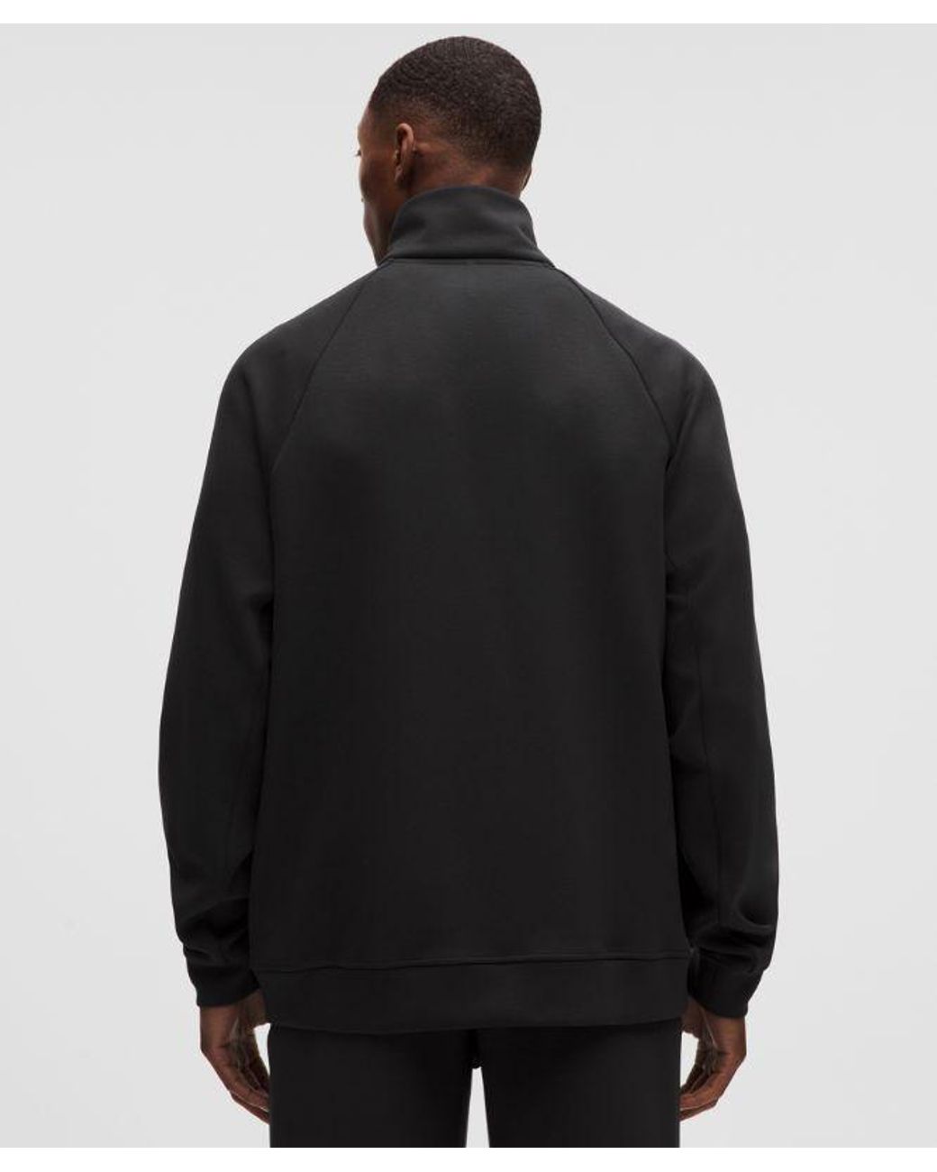 lululemon athletica Black – Smooth Spacer Quarter Zip – – for men