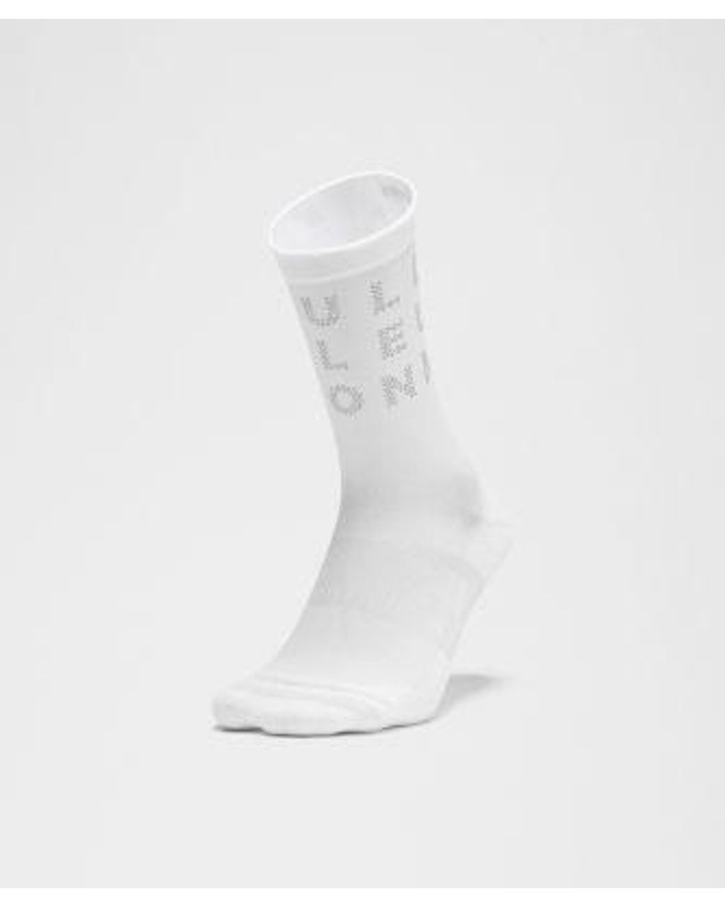 lululemon athletica White Power Stride Crew Socks