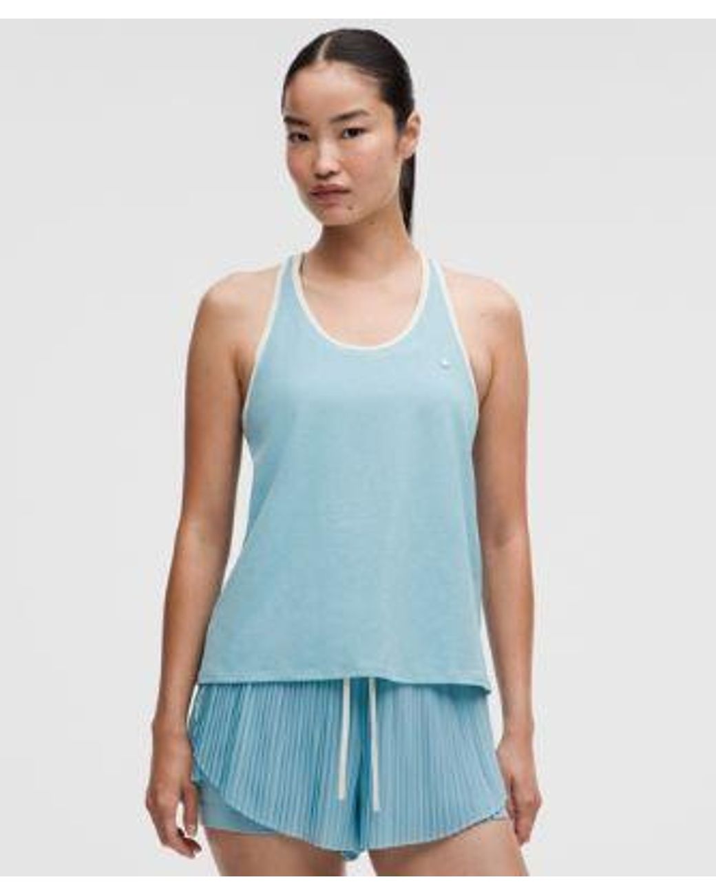 lululemon athletica Blue – Ace Advantage Mesh-Back Tennis Tank Top – /Pastel – Size Large