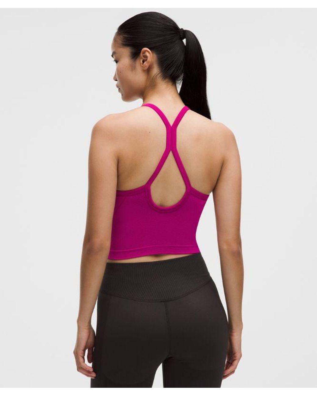 lululemon athletica Red Get Low Cross-Back Training Tank Top