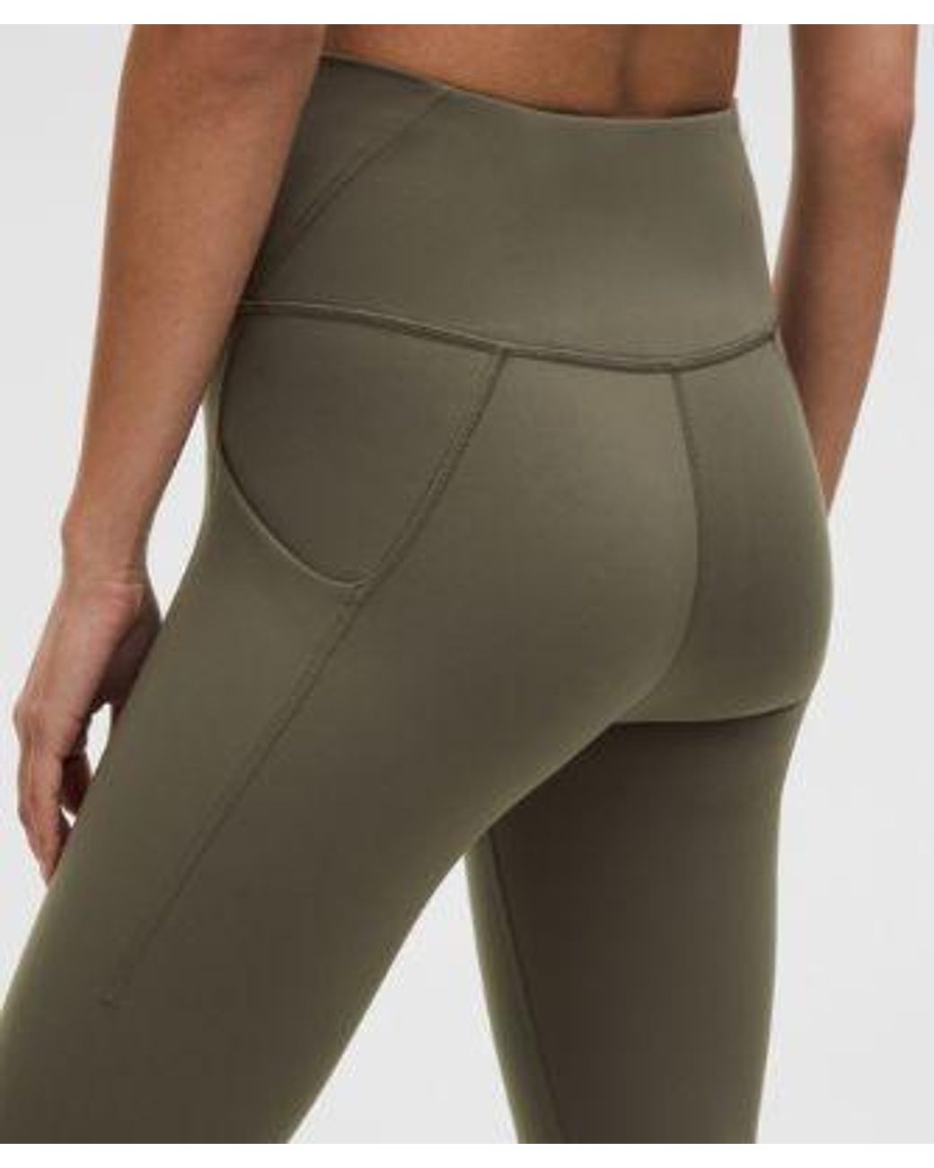 lululemon athletica Green – Wunder Train High-Rise Tight Leggings With Pockets – 25" – – Size 4