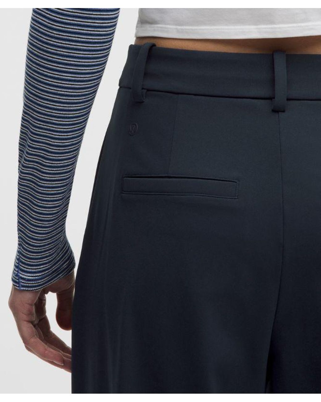 lululemon athletica Blue Daydrift High-Rise Wide-Leg Trouser
