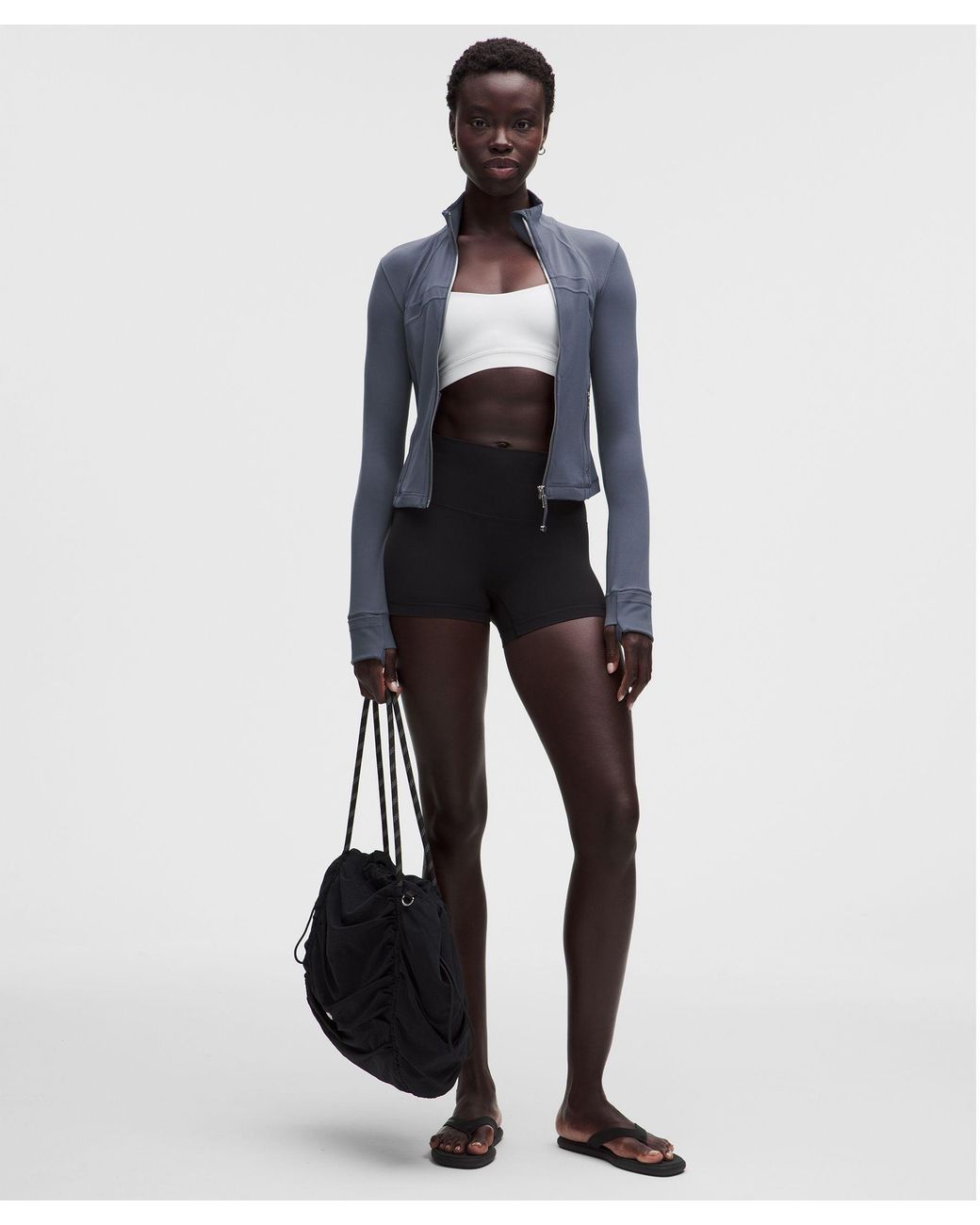 lululemon athletica Blue Define Cropped Jacket