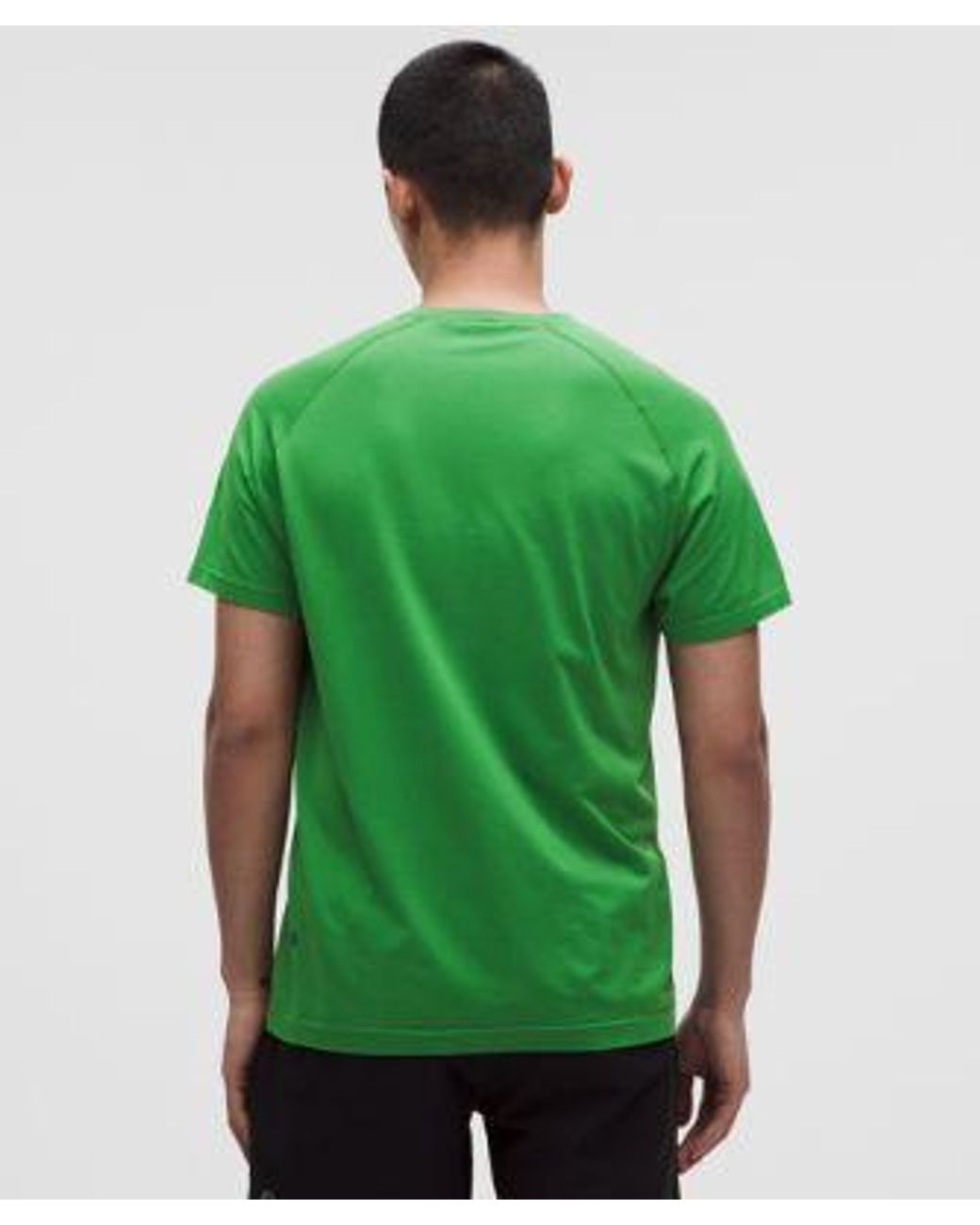 lululemon athletica Green Metal Vent Tech Short-Sleeve Shirt for men