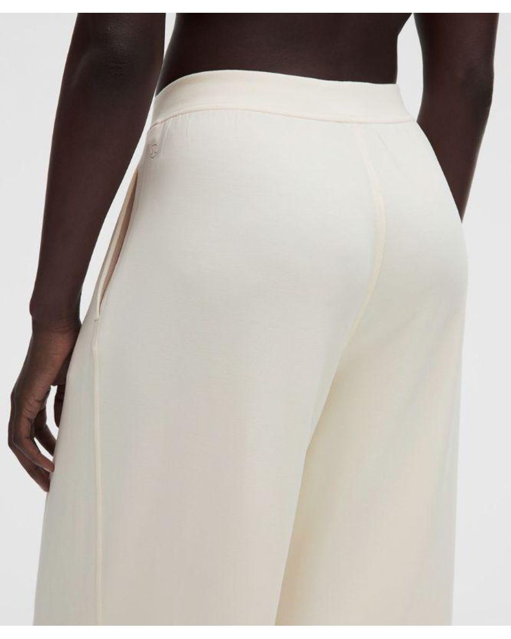 lululemon athletica White – Lightweight Softstreme Mid-Rise Pants Regular – – Size Large