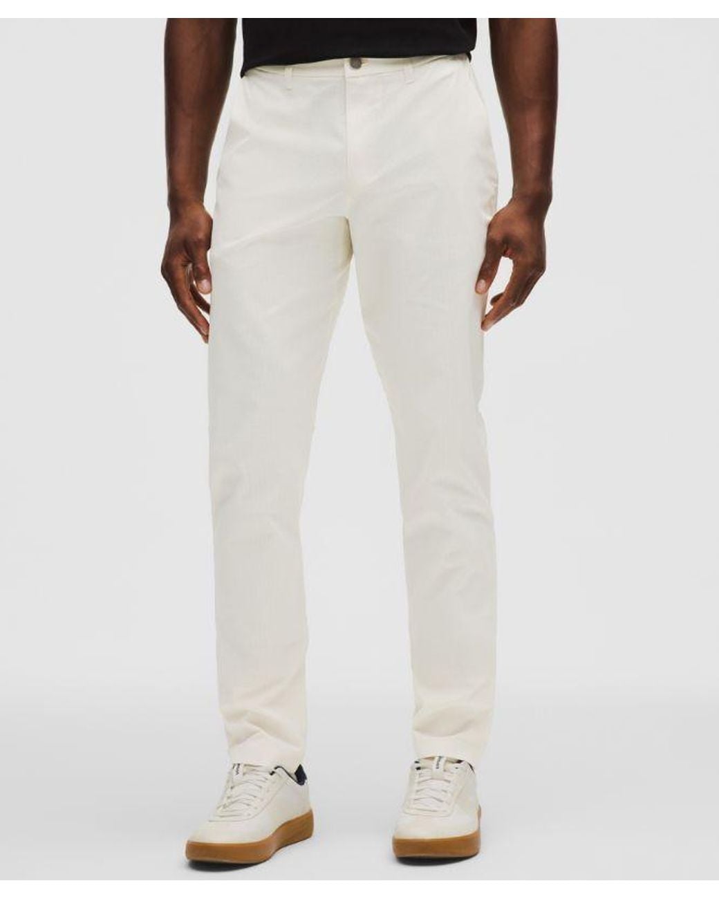 lululemon athletica White Abc Slim-Fit Trouser 34L for men