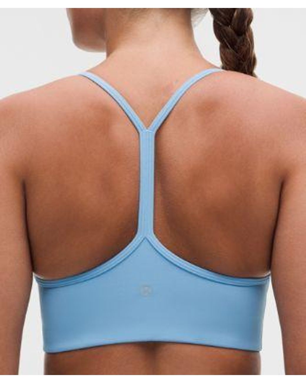 lululemon athletica Blue – Flow Y Sports Bra Light Support, C/D Cup Design – –