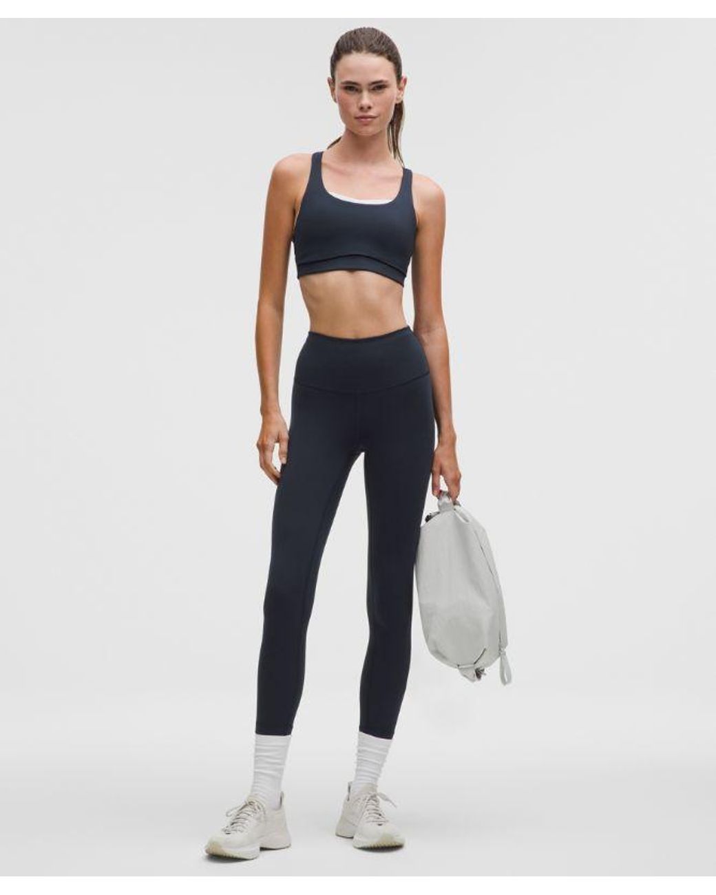 lululemon athletica Wunder Train High-rise Crop Leggings - 23" - Color Blue - Size 0