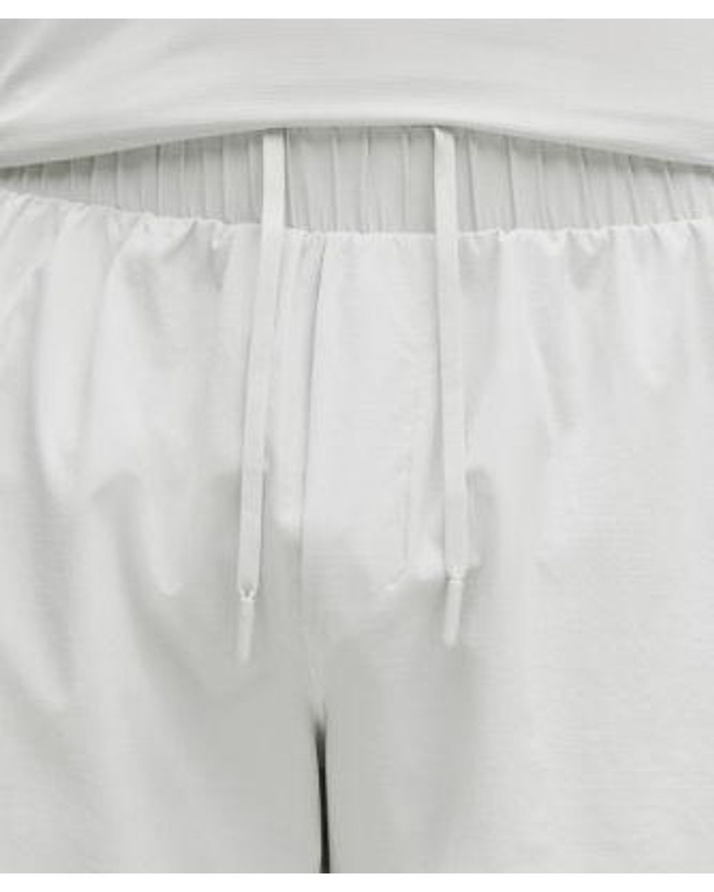 lululemon athletica White Mile Maker Ripstop Linerless Short 6" for men
