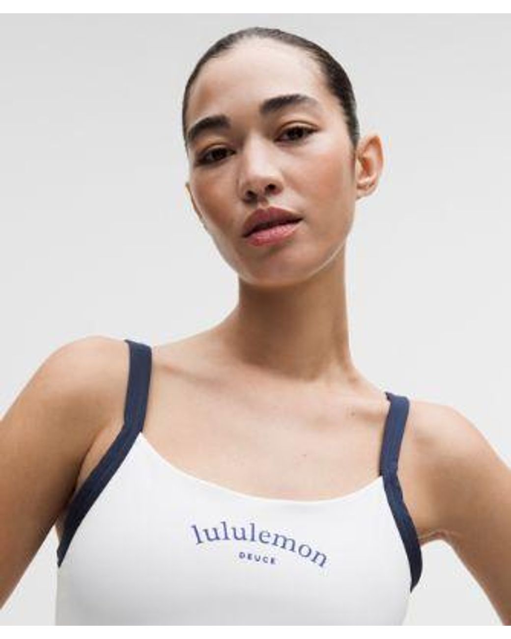 lululemon athletica Blue – Straight-Strap Sports Bra Light Support, B/C Cup Tennis Deuce – –