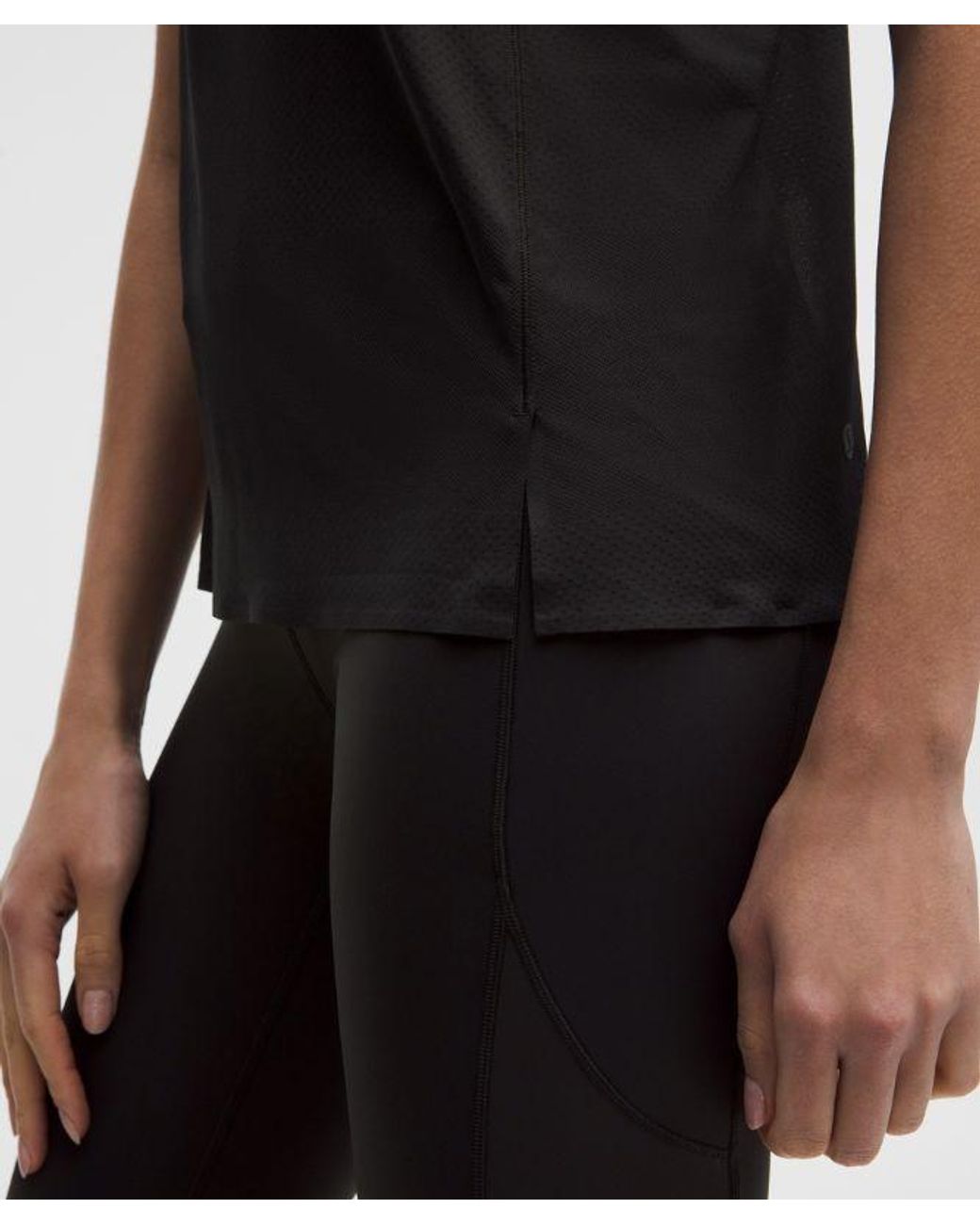 lululemon athletica Black Fast And Free Singlet