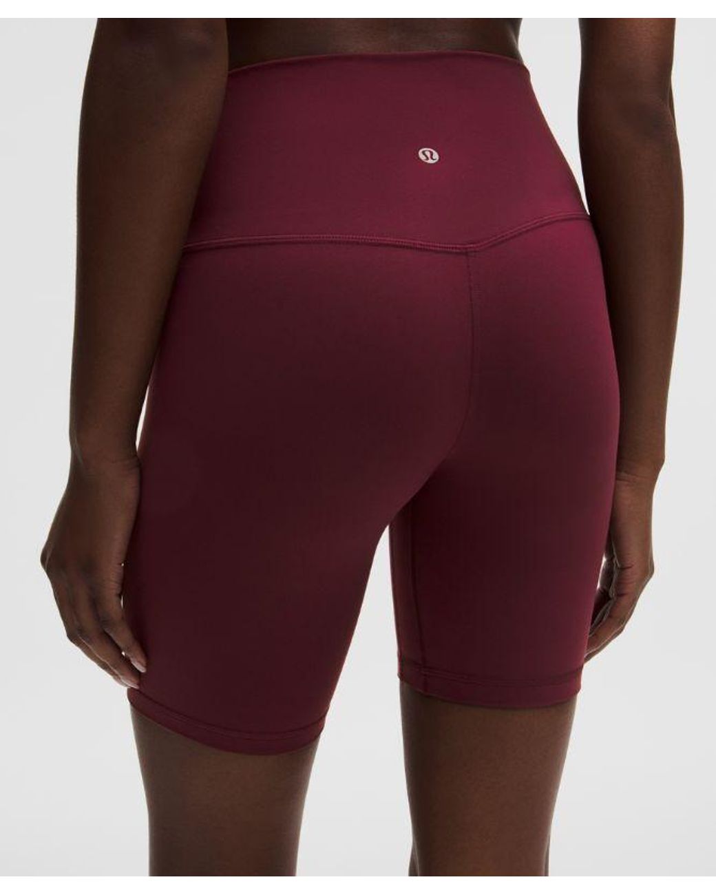 lululemon athletica Red – Align High-Rise Shorts – 8" – Color Burgundy/ – Size 14