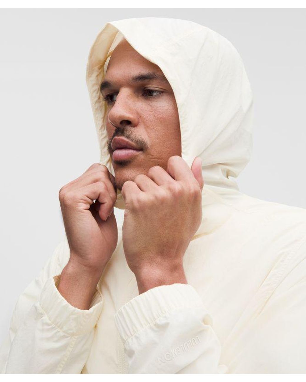 lululemon athletica White – Uv-Protective Stash And Dash Windbreaker Jacket – – Size Large for men