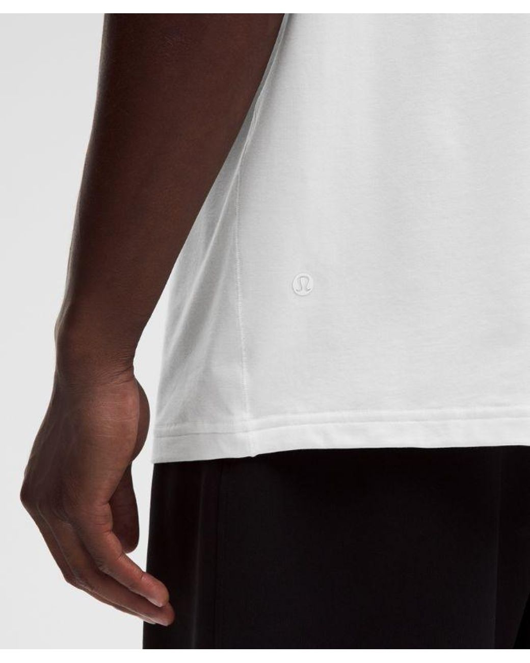 lululemon athletica White Everyday Cotton Blend Relaxed T-Shirt for men