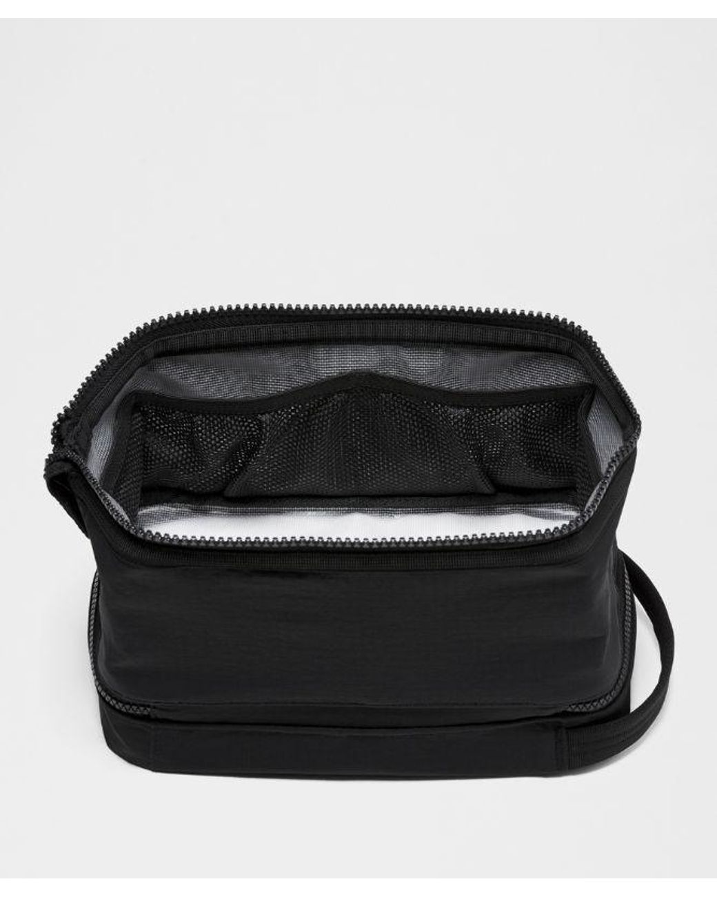 lululemon athletica Black – Dual-Compartment Toiletry Bag –
