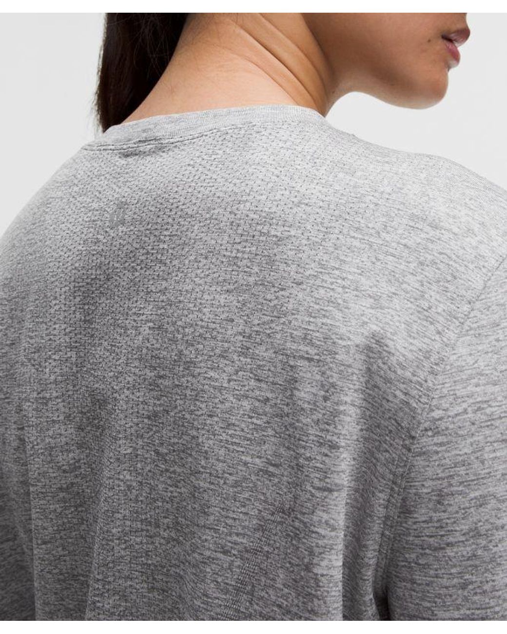 lululemon athletica Gray – Swiftly Relaxed Long-Sleeve Shirt Hip Length – – Size 4