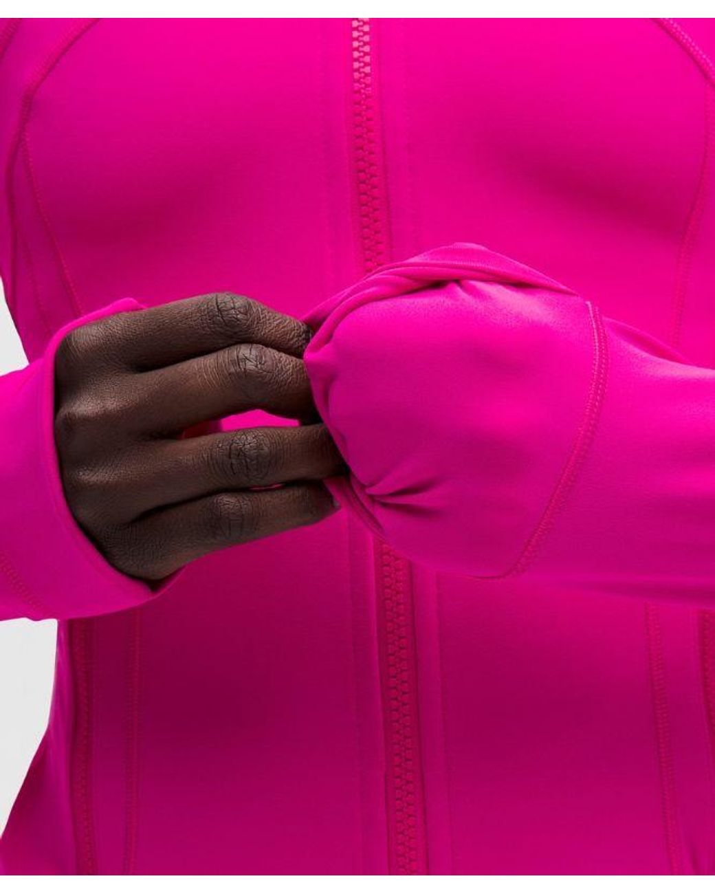 lululemon athletica Pink Define Cropped Jacket