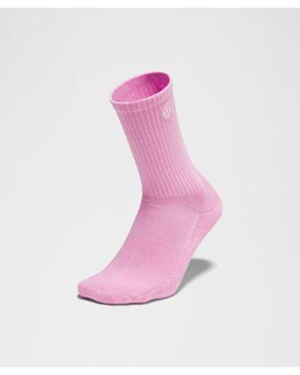 lululemon athletica Pink – Daily Essential Crew Socks 3 Pack – – Size Large