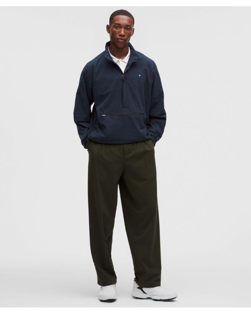 lululemon athletica Blue – Insulated Ripstop Golf Half Zip Sweatshirt – – Size Small for men