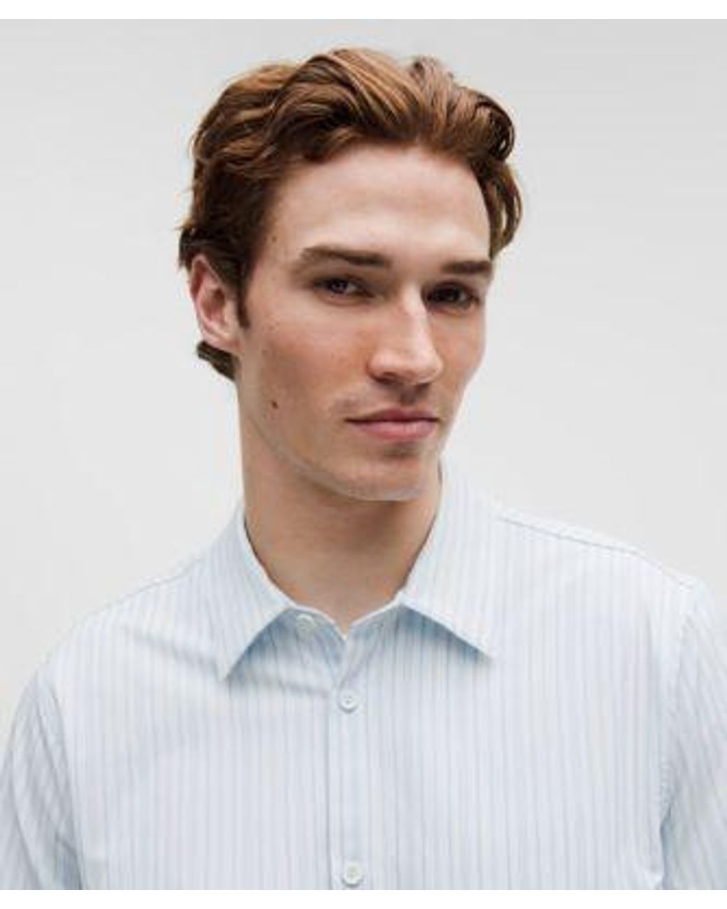 lululemon athletica Gray New Venture Slim-Fit Long-Sleeve Shirt for men