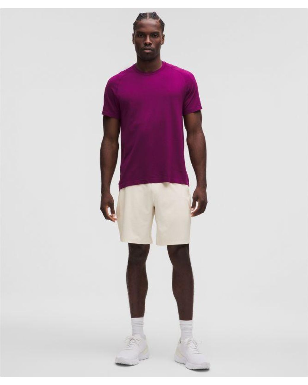 lululemon athletica White – Pace Breaker Linerless Shorts – 9" – – for men
