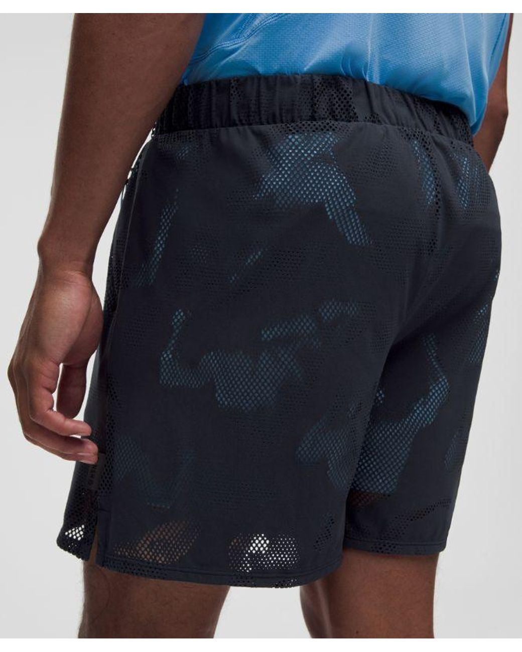 lululemon athletica Blue – Jacquard-Knit Shorts Slnsh Collection – 5" – – Size Large for men