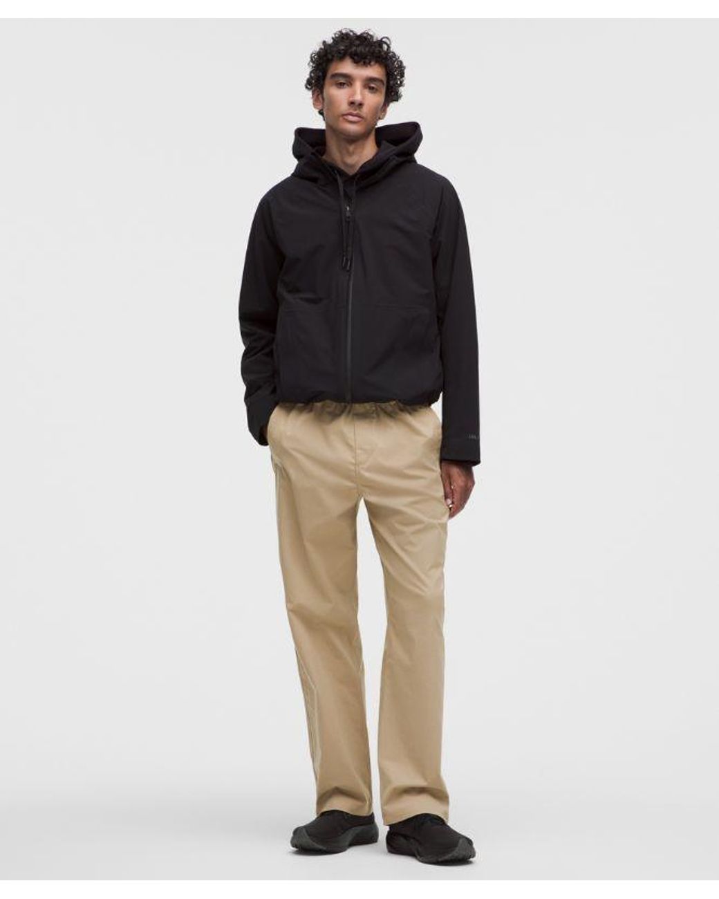 lululemon athletica Black – Smooth Track Pants Regular – Color Khaki – Size Large for men