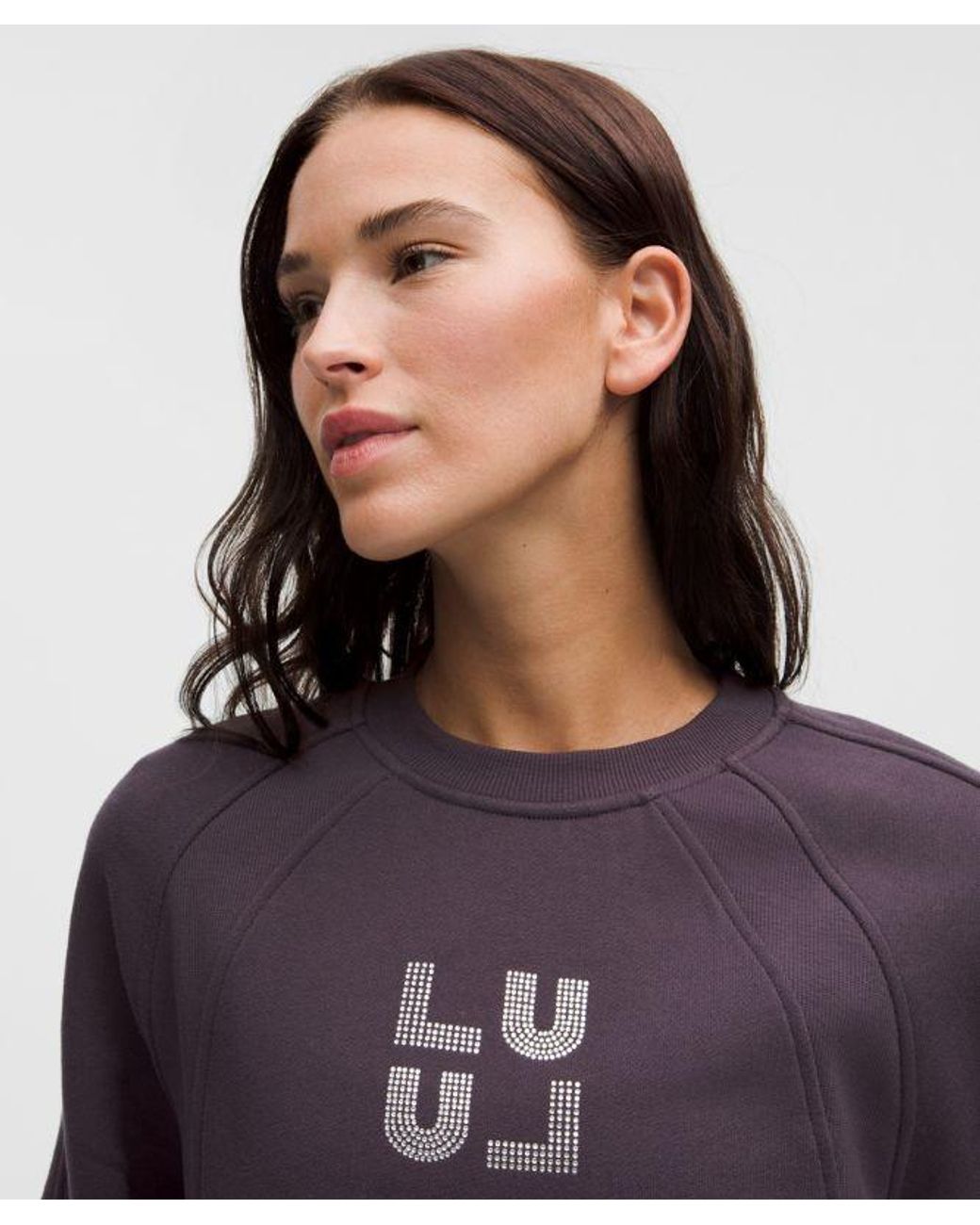 lululemon athletica Blue – Scuba Oversized Hip-Length Pullover Hoodie Jewelled – – Size 6